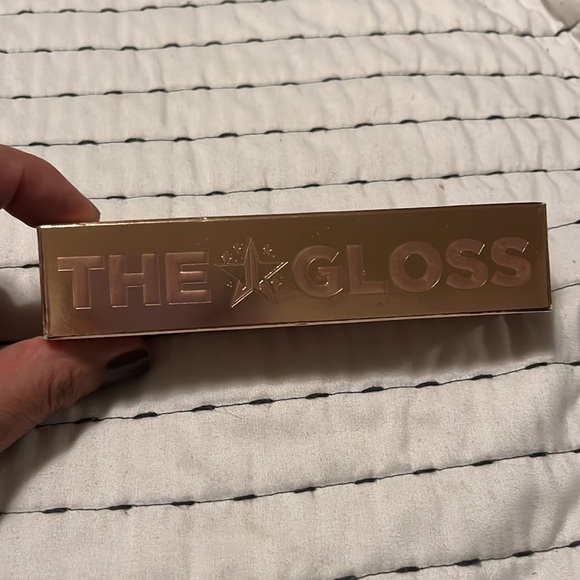 Jeffree Star silk rope lipgloss sheer almond with glossy finish stocking stuffer - Picture 5 of 6